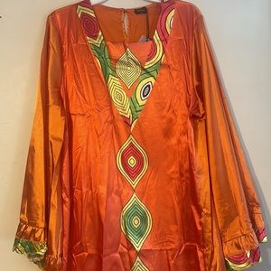 African Dashiki Maxi Dress